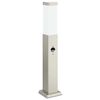 vidaXL Pollarivalaisin sensorilla 50 cm ruostumaton ter&auml;s IP44