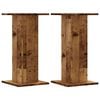 vidaXL Kaiutintelineet 2 kpl vanha puu 30x30x60 cm tekninen puu