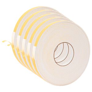 vidaXL Itsekiinnittyv&auml; vaahtoteippi 5 kpl valkoinen 15mm x 10m