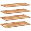 vidaXL Kelluvat hyllyt 4 kpl 100x40x2 cm &ouml;ljytty massiivipuu akaasia