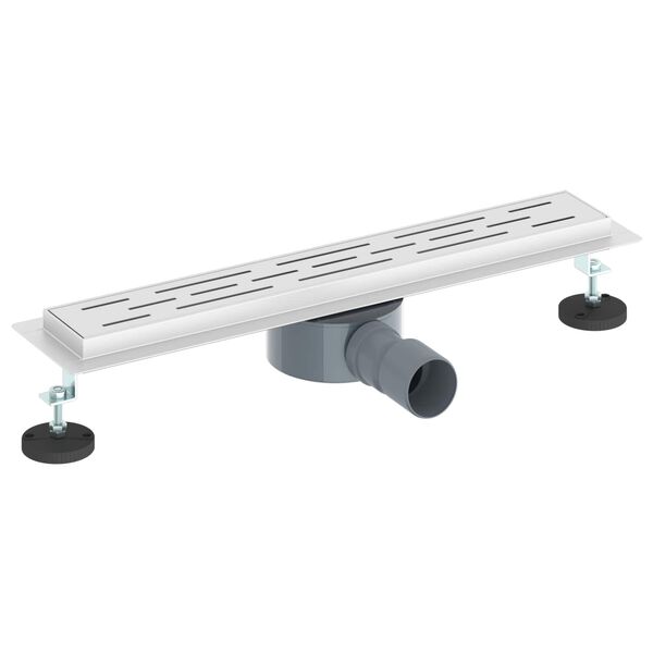 vidaXL Suihkukaivo lasikannella ja 360&deg; syphonilla Hopea 50 cm