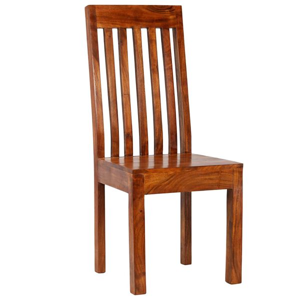 vidaXL Ruokailuryhm&auml; 7 osaa kiinte&auml; akaasia- ja mangopuu