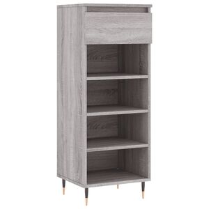 vidaXL Kenk&auml;kaappi harmaa Sonoma 40x36x105 cm tekninen puu