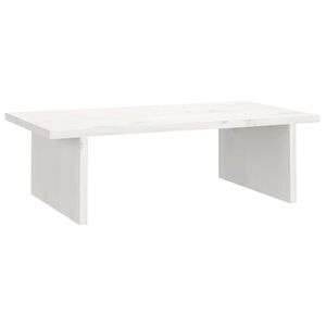 vidaXL N&auml;ytt&ouml;koroke valkoinen 50x27x15 cm t&auml;ysi m&auml;nty