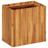 vidaXL Puutarhan korotettu kukkalaatikko 50x30x50 cm t&auml;ysi akaasiapuu