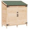 vidaXL Puutarhasuoja Luonnollinen 106,5 x 56 x 113,5 cm Tekninen puu