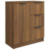 vidaXL Senkki ruskea tammi 60x30x70 cm tekninen puu