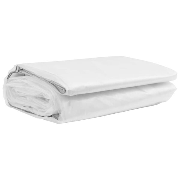 vidaXL kirkas suojapeite silmukoilla 2x6 m polyeteeni
