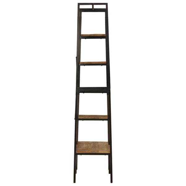 vidaXL Naulakko hyllyill&auml; 90x40x190 cm t&auml;ysi mangopuu ja rauta