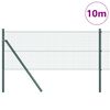 vidaXL Aitalatu Vihre&auml; 10 x 0,4 m (25 x 25 mm verkko) Ter&auml;s ja PVC