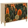 vidaXL Sivup&ouml;yt&auml; ZAANDAM Sonoma 102 x 33 x 75 cm Tekninen puu
