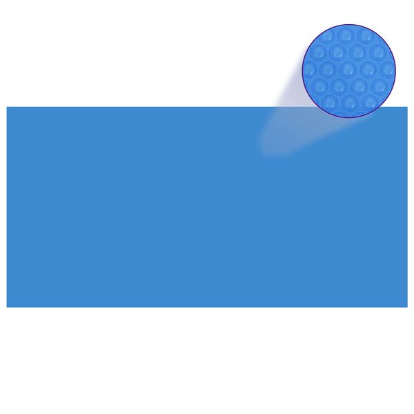 vidaXL Uima-altaan suoja suorakulmainen 1200x600 cm PE sininen