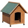 Kerbl Koirankoppi 100x88x99 cm ruskea ja vihre&auml;