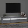 vidaXL TV-taso LED-valoilla harmaa Sonoma 195x35x40 cm