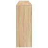 vidaXL Senkki LED-valoilla Sonoma-tammi 202x37x100 cm
