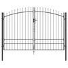 vidaXL Kaksiosainen portti WOERDEN 299,5 x 249,5 cm Ter&auml;s Lukittava