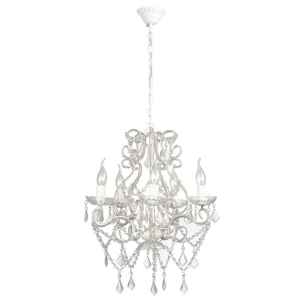 vidaXL Kristallikruunu 2800 kristallilla E14