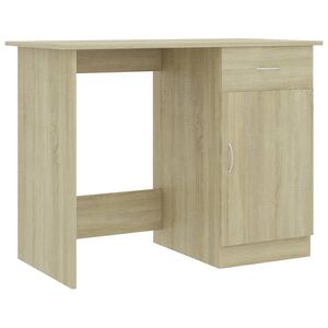 vidaXL Ty&ouml;p&ouml;yt&auml; Sonoma-tammi 100x50x76 cm tekninen puu