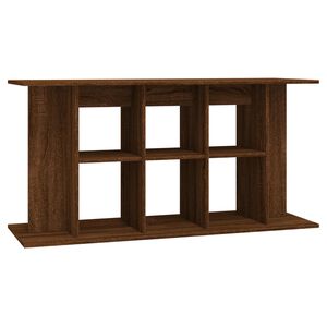 vidaXL Akvaarioteline ruskea tammi 120x40x60 cm tekninen puu