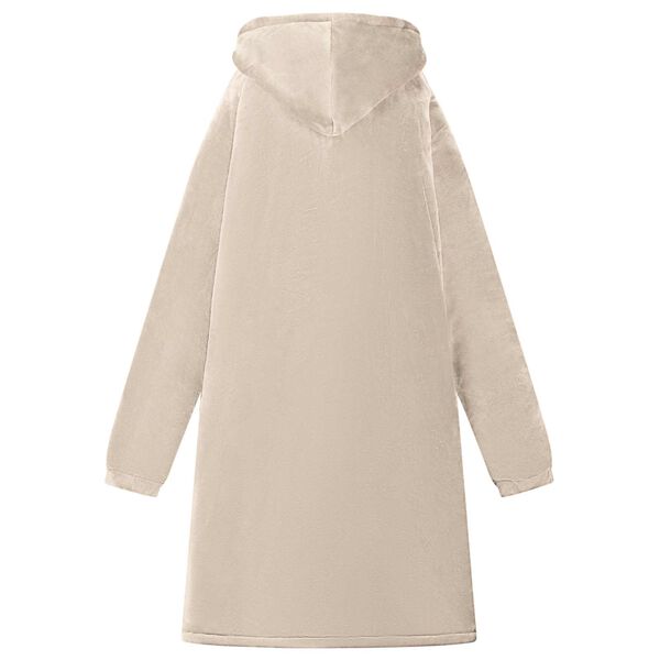 vidaXL Viltti-huppari Beige m Fleece ja flanelli