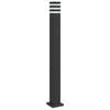 vidaXL Pylv&auml;svalaisin pistorasialla musta 110 cm alumiini