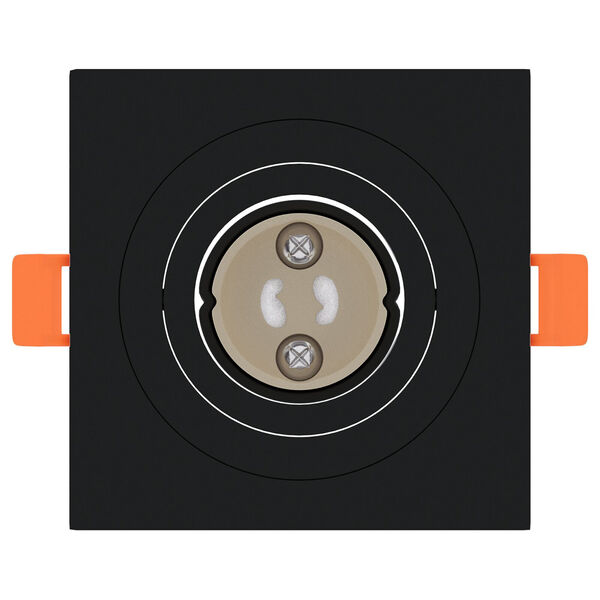 vidaXL Kohdevalo 24 pcs Musta 9 x 9 x 2 cm Alumiini