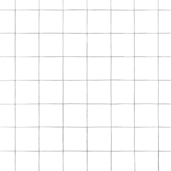 vidaXL Kanaverkko galvanoitu teräs 25x0,5 m hopea