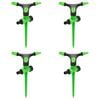 vidaXL Py&ouml;riv&auml;t sprinklerit 4 kpl vihre&auml;musta 16x13,5x25,5 cm ABS/PP