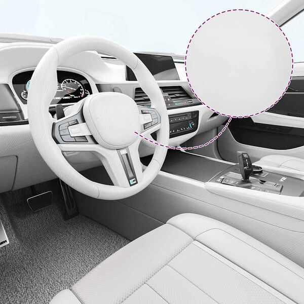 vidaXL Auton p&auml;&auml;llystekalvot 2 kpl 4D valkoinen 100x150 cm