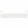 vidaXL Lasten s&auml;ngynrunko laatikoilla valkoinen 90x190 cm t&auml;ysi m&auml;nty