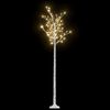 vidaXL Joulukuusi 200 LED 2,2 m l&auml;mmin valkoinen paju ulos/sis&auml;lle