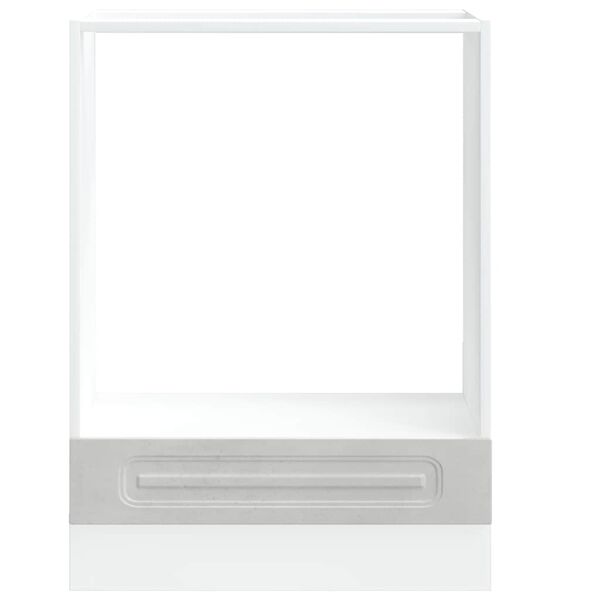 vidaXL Uunikaappi Kalmar betoninharmaa tekninen puu