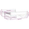 vidaXL S&auml;ngynrunko 4 vetolaatikolla hunajanrusk t&auml;ysi m&auml;nty 160x200 cm