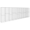 vidaXL Gabionsein&auml; kannella galvanoitu ter&auml;s 600x50x200 cm