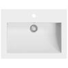 vidaXL Graniittiallas 600x450x120 mm valkoinen