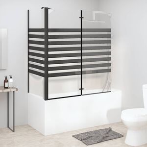 vidaXL Suihkusein&auml; raidallinen 120x68x130 cm karkaistu lasi