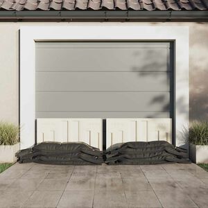 vidaXL Hiekkas&auml;kit 10 kpl tummanvihre&auml; 103x25 cm HDPE
