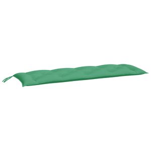 vidaXL Puutarhapenkin pehmuste vihre&auml; 150x50x7 cm Oxford kangas