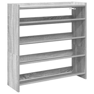 vidaXL Kenk&auml;teline harmaa Sonoma 80x25x81 cm tekninen puu