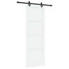 vidaXL Liukuovi ORKDAL valkoinen 83 x 232 cm T&auml;ysi m&auml;nty