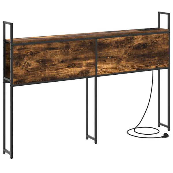 vidaXL S&auml;ilytyss&auml;nky latausasemalla Savutammi 123 x 15 x 98 cm