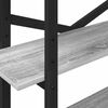 vidaXL Kirjahylly Harmaa Sonoma 100 x 33,5 x 178 cm Tekninen puu