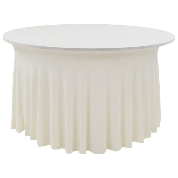 vidaXL Venyv&auml;t p&ouml;yt&auml;liinat 2 kpl helmalla 180 x 74 cm kerma