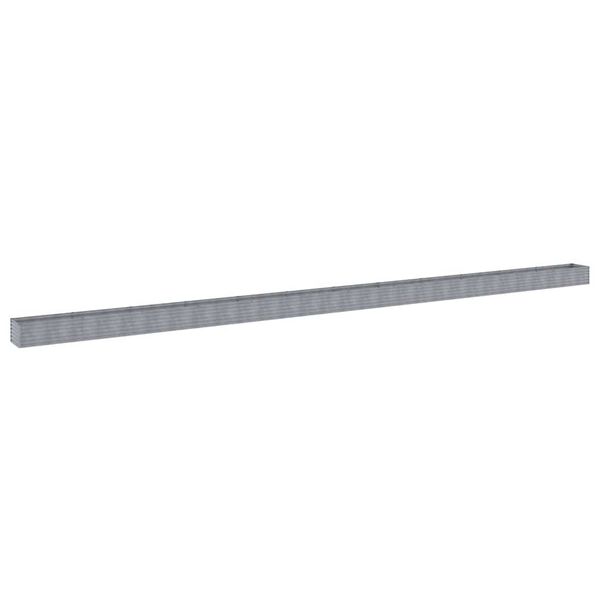 vidaXL Korotettu kukkalaatikko 1152x50x36 cm Corten ter&auml;s