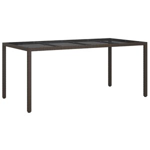 vidaXL Puutarhap&ouml;yt&auml; Ruskea 190 x 90 x 75 cm polyrottinki