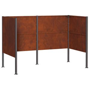 vidaXL Roska-astian n&auml;ytt&ouml; 167 x 85 x 113 cm S&auml;&auml;nkest&auml;v&auml; ter&auml;s