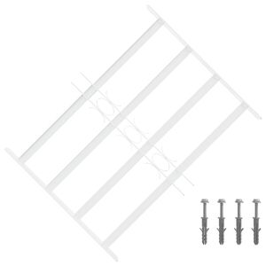 vidaXL Turvaverkko ikkunoille, jossa on 4 poikkipalkkia 3 kpl 43-74 cm
