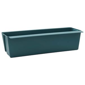 vidaXL Kukkalaatikot euroalustoille 12 kpl Vihre&auml; 36 x 13,5 x 9,5 cm