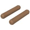 vidaXL Puutapit 2 pcs Ruskea &Oslash; 8 x 35 mm t&auml;ysi puu