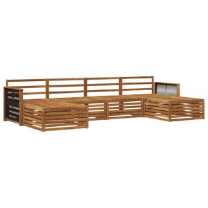 vidaXL Sohvasarjat 6 pcs Tihe&auml; akasiapuu